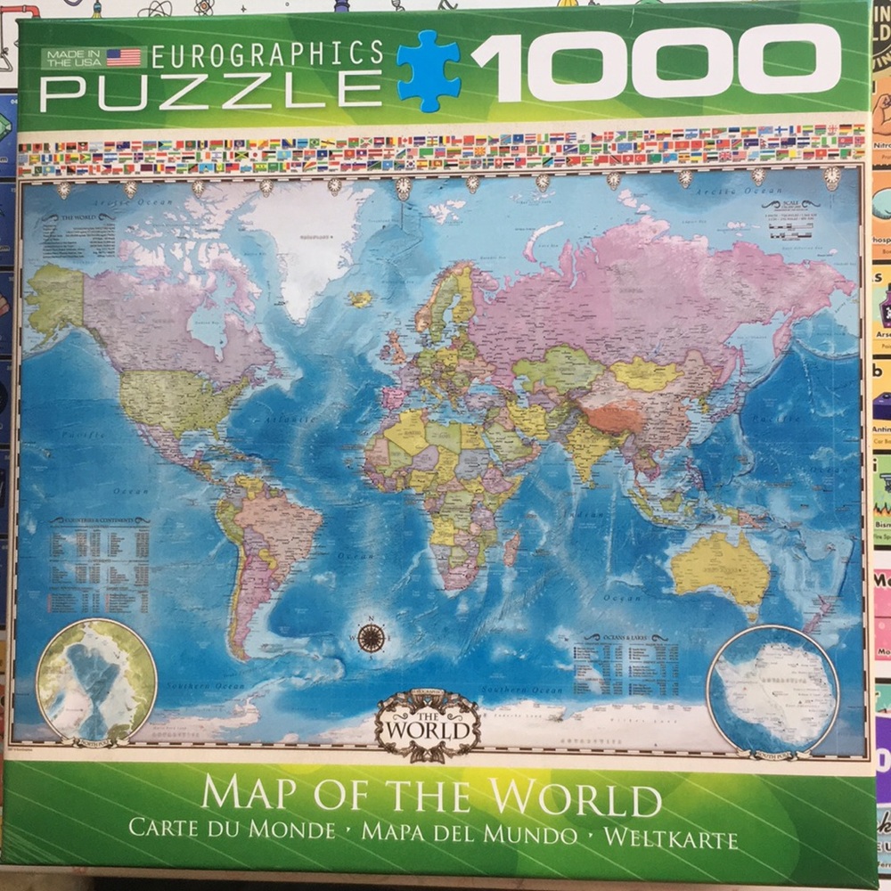 🧼Map of the world puzzle🧼